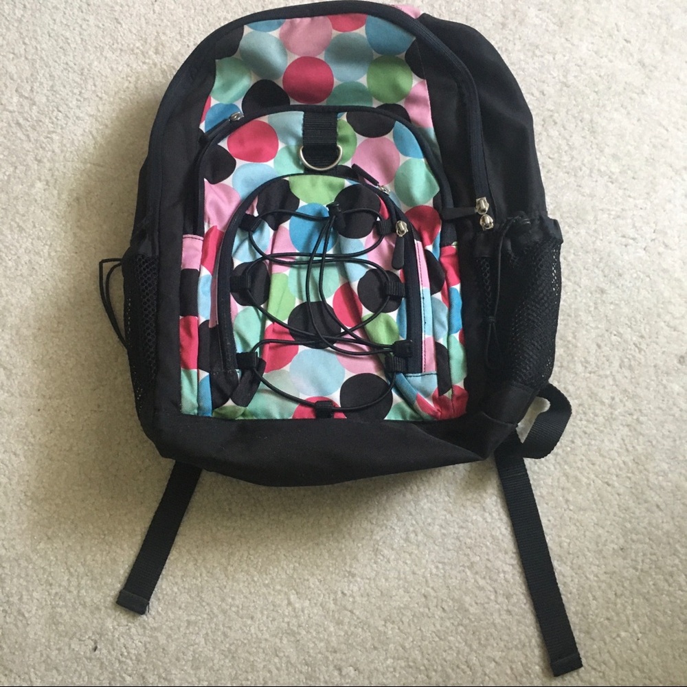 Polka dot backpack